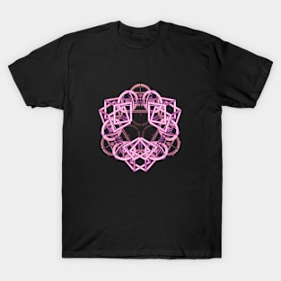 Geometry in Pink T-Shirt